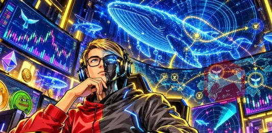 Cryptoiz whale sonar untuk memantau pergerakan whale crypto mencari meme coin x100