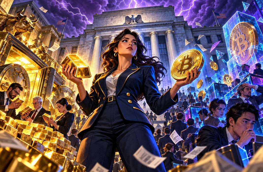 Menakar Nasib Emas dan Kripto di Tengah Agresivitas The Fed