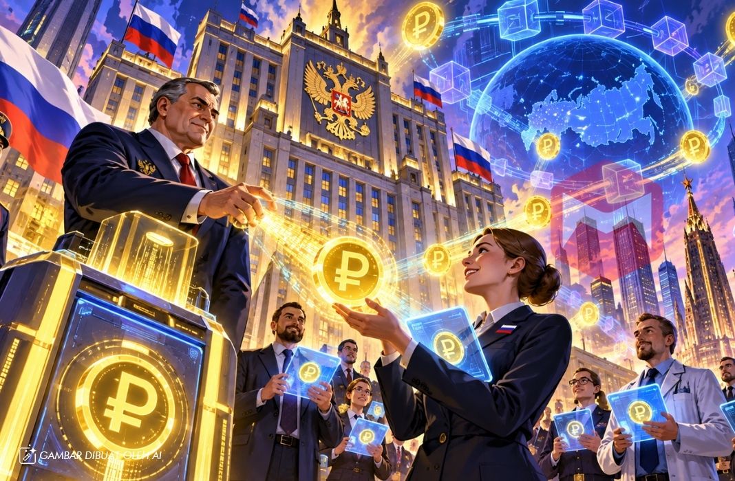 Pemerintah Rusia Rubel Digital CBDC