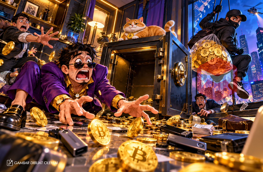Apes! Penipu Kripto Malah Jadi Korban, 60 BTC Hasil Kejahatannya Raib Dicuri