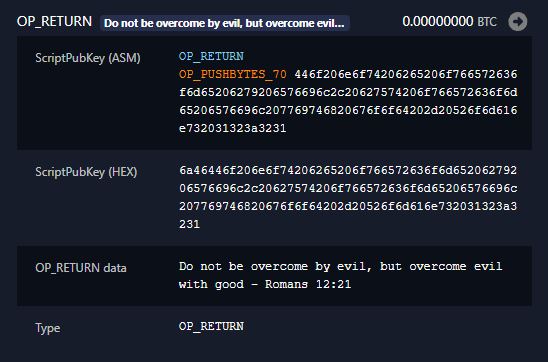 Pesan Tersembunyi di Salah Satu Transaksi pada Blok Bitcoin 666.666