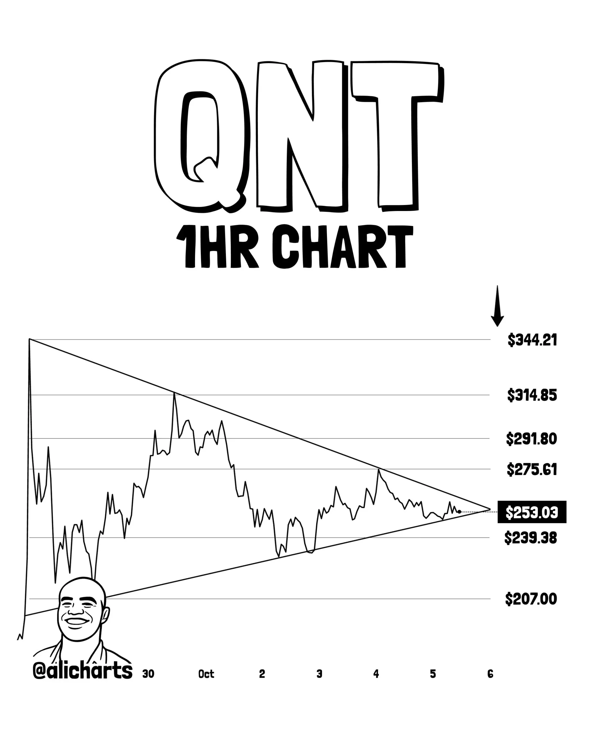 Prediksi Harga Kripto QNT - Ali Martinez