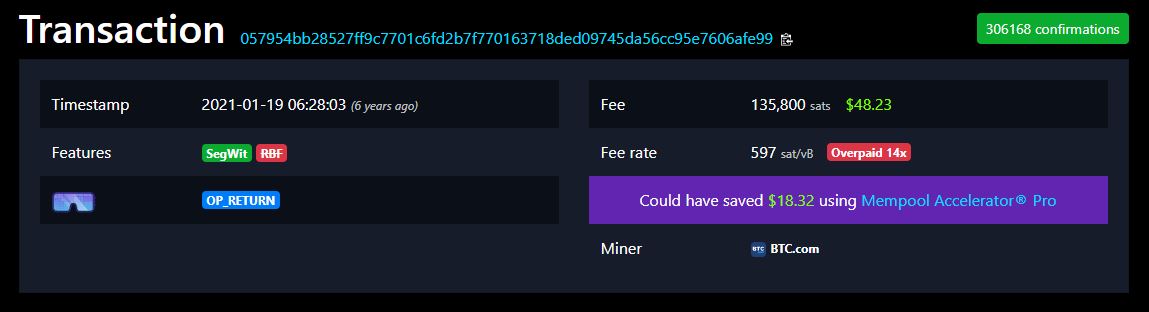 Transaksi Misterius di Blok Bitcoin 666.666