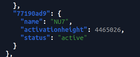 Upgrade NU7 Zcash (ZEC) di Testnet