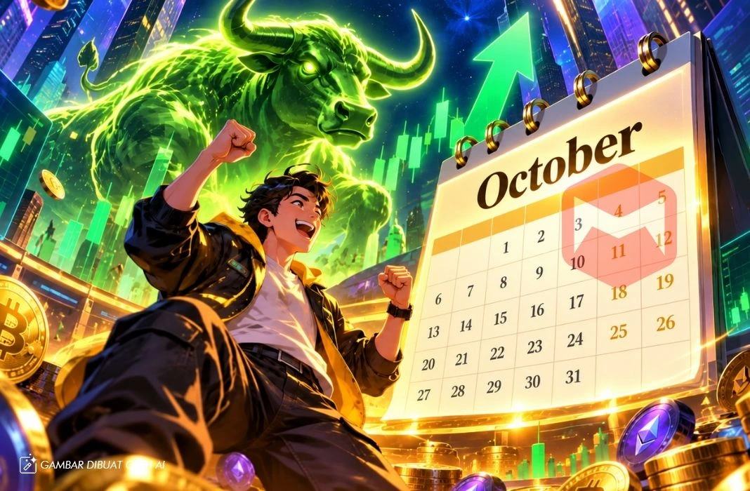 Uptober pasar kripto Bitcoin menghijau naik Uptober pasar kripto Bitcoin menghijau naik
